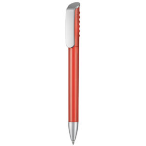Stylo en plastique TOP SPIN SILVER