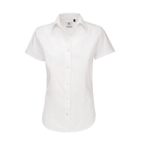 BC718 - Chemise Manches Courtes Femme Col Féminin